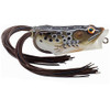 LiveTarget Lures Frog Body Hollow Body Popper Bait Freshwater, 2" Length, 3/8 oz Weight, Brown/Black, Per 1