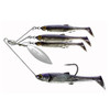 LiveTarget Lures Baitball Spinner Rig Freshwater, Medium, 1/2 oz Weight, 1-15 Depth, Pearl/Silver, Per 1