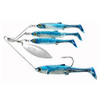 LiveTarget Lures Baitball Spinner Rig Freshwater, Large, 3/4 oz Weight, 1-15 Depth, Blue/Silver, Per 1