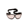 Pyramex Safety Products V2G Safety Glasses Clear Anti-Fog Reader Lens with Black Strap/Temples, +2.0 Magnification