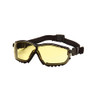 Pyramex Safety Products V2G Safety Glasses Amber Anti-Fog Lens with Black Strap/Temples