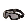 Pyramex Safety Products V2G Plus Safety Glasses Gray Anti-Fog Dual Lens with Black Strap