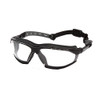 Pyramex Safety Products Isotope Safety Glasses Clear H2MAX Anti-Fog Lens with Black Frame