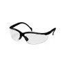 Pyramex Safety Products Venture II Safety Glasses Clear Anti-Fog Lens with Black Frame