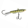 Johnson Johnny Darter Hard Bait Lure 3/4" Length, 1/8 oz, 2 Number 10 Hooks, Glow Yellow Perch, Per 1