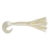 Berkley Bearded Single Tail Grub Soft Bait 3 1/2" Length, Pearl White, Per 6