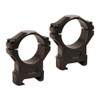 Leapers Inc. UTG 30mm 2 Piece Steel Picatinny Rings Medium Profile, 16mm Wide, Black