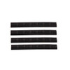 Ergo Keymod 7 Slot Wedgelok Rail Covers Ergo Logo, Black, Package of 4