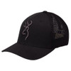 Browning Cap Colstrip Mesh Back, Black, Small/Medium