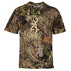Browning Graphic T-Shirt, Short Sleeve Buckmark, Mossy Oak Break-Up Country, Medium