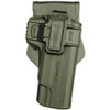 Mako Group 1911 Models Level 1 Holster Paddle/Belt, Ambidextrous, Olive Drab Green