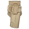 Mako Group 1911 Models Level 2 Holster Swivel Retention, Paddle/Belt, Ambidextrous, Flat Dark Earth