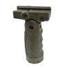 Mako Group 7 Position Tactical Folding Grip with Waterproof Storage, Olive Drab Green