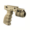 Mako Group Tactical Foregrip with 1" Weaver Weapon Light Adapter Integrated On/Off Trigger, Flat Dark Earth