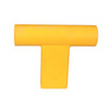 Mako Group "T" Connector for Round Target Pole Yellow