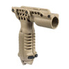Mako Group Tactical Foregrip with Integrated Adjustable Bipod and 1" Flashlight Adapter, Flat Dark Earth