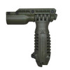Mako Group Tactical Foregrip with Integrated Adjustable Bipod and 1" Flashlight Adapter, Olive Drab Green
