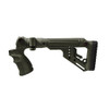 Mako Group Tactical Folding Buttstock with Cheek Riser Mossberg 500/590, Olive Drab Green