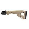 Mako Group Tactical Folding Buttstock with Cheek Riser Underfolder AKS, Flat Dark Earth