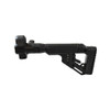 Mako Group Tactical Folding Buttstock with Cheek Riser MP5, Polymer Lock, Black