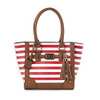 Bulldog Cases Tote Style Purse with Holsters, Cherry Stripe