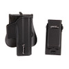 Bulldog Cases Thumb Release Polymer Holster with Universal Magazine Holder Glock 19/23/32 Gen 1/2/3/4/5, Right Hand, Black