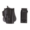 Bulldog Cases Thumb Release Polymer Holster with Universal Magazine Holder Sig Sauer P320 Series, Right Hand, Black