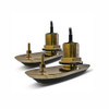 Raymarine Marine Electronics RealVision 3D Bronze Thru-Hull Transducer Pair Pack RV-212,  20 Degree, 8M Cable Y-Cable