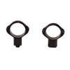 Weaver Dovetail, Turn-In Rings 30mm Diameter, Extra High Height, Matte Black