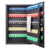 Barska Optics Key Cabinet with Key Lock 200 Keys, Black