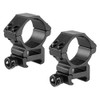 Barska Optics Weaver Style HQ Rings 30mm Medium Height, Matte Black