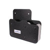 Benchmaster Single Gun Pistol Rack  with Side Accessory Holder, Black
