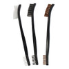 Birchwood Casey Utility Brushes, Nylon/Bronze/Stainless, Package of 3