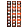 Ergo 18 Slot Ladder Low Pro Rail Covers Tiger Camouflage, Package of 3
