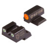 Night Fision Perfect Dot Night Sight Set, Springfield XD/XD(M)/XD Mod. 2 Front, Square Rear, Orange Front with Grn Tritium, White Rear with Grn Tritium