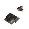 Night Fision Perfect Dot Night Sight Set, Smith & Wesson M&P/M&P M2.0/SD9 VE/SD40 VE Mo Front, Square Rear, Orange Front with Grn Tritium, Black Rear with Grn Tritium