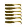 Z-man ElaZtech Swimbait Lures 3" Length, Green Pumpkin, Package of 6