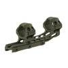 Leapers Inc. UTG Accu-Sync Offset Picatinny Rings 1" High Profile, 50mm, Olive Drab Green