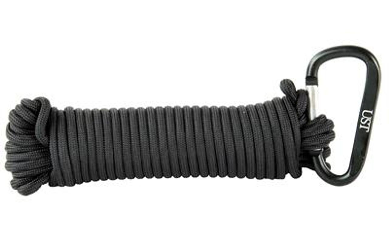 UST PARACORD 550 HANKS 30' BLACK, 20-5C30-20