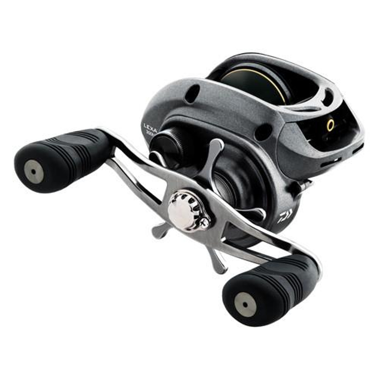 Daiwa Lexa Type-HD Baitcasting Reel 300 High Speed, 7.1:1 Gear Ratio,  6CRBB, 1RB Bearings, 22 lb Max Drag, RH, LEXA-HD300HS-P