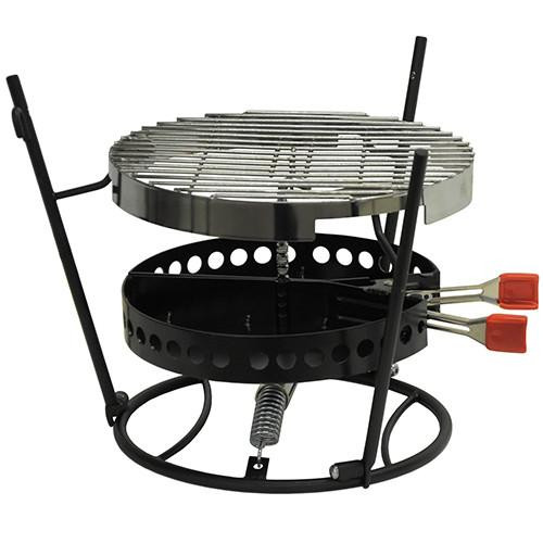 Campmaid Combo Set 3 Piece, Lid Lifter/Charcoal Holder/Flip Grill 60007 690768600071