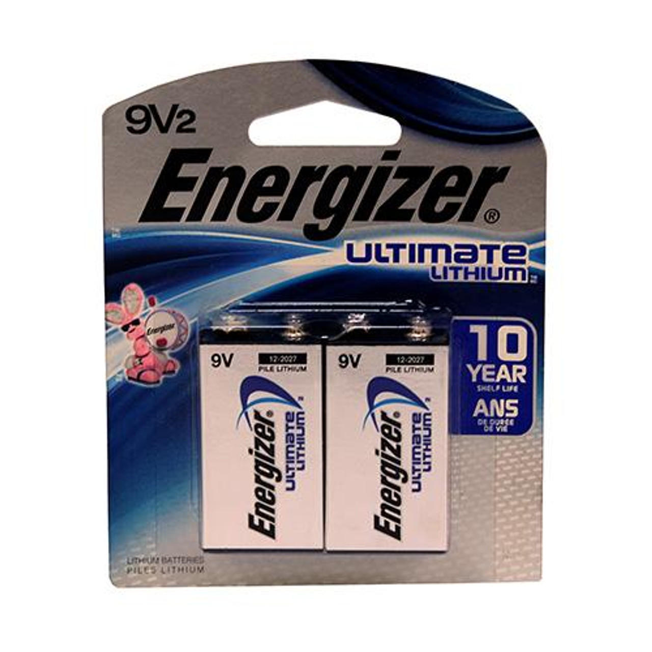 9V Energizer Ultimate Lithium - C, D & 9V - Lithium - Piles jetables