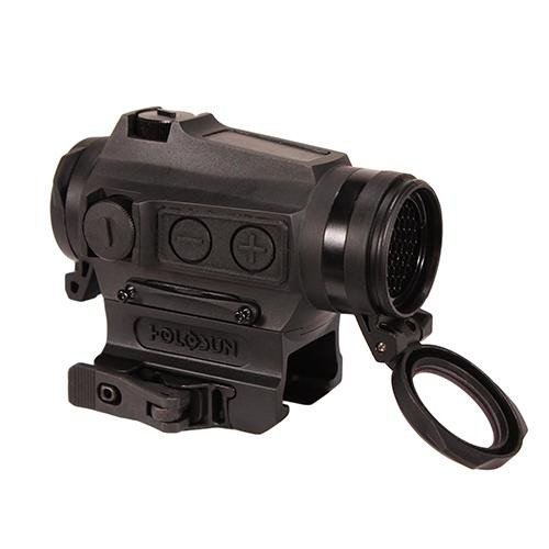 Holosun Elite Micro Red Dot Sight 2 MOA Dot/65 MOA Circle Dot Solar Fail Safe with Red LED Reticle, Black