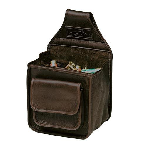 Peregrine Wild Hare Leather Divided Pouch Java