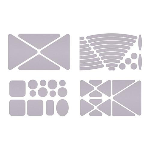 Gear Aid Tenacious Tape Gear Patches Varies Sizes, Reflective, Silver
