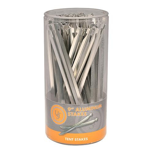 Ultimate Survival Technologies 9 Aluminum Stake, Sellinder, Package of 48