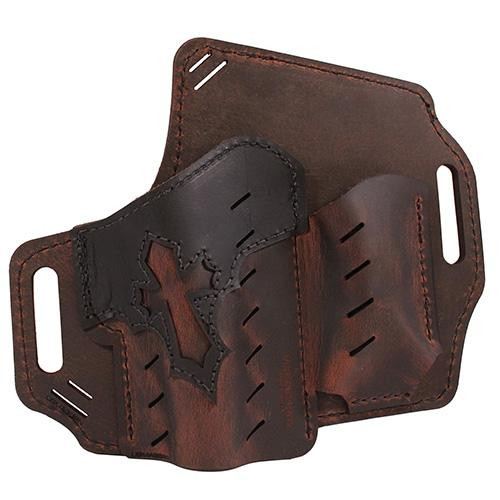 Versacarry Underground Premium Guardian Arc Angel Holster Glock 42 and 43. Right Hand, Distressed Brown