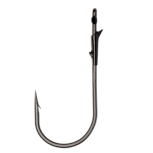 VMC Heavy Duty Flippin Hook #5/0 Hook Size, Black/Nickel, Package of 4