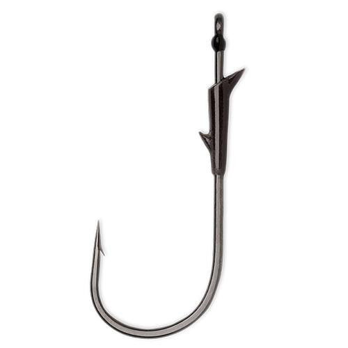 VMC Flippin Hook #2/0 Hook Size, Black/Nickel, Package of 5