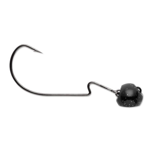 VMC Swingin Rugby Jig #5/0 Hook Size, 3/4 oz, Black, Package of 2